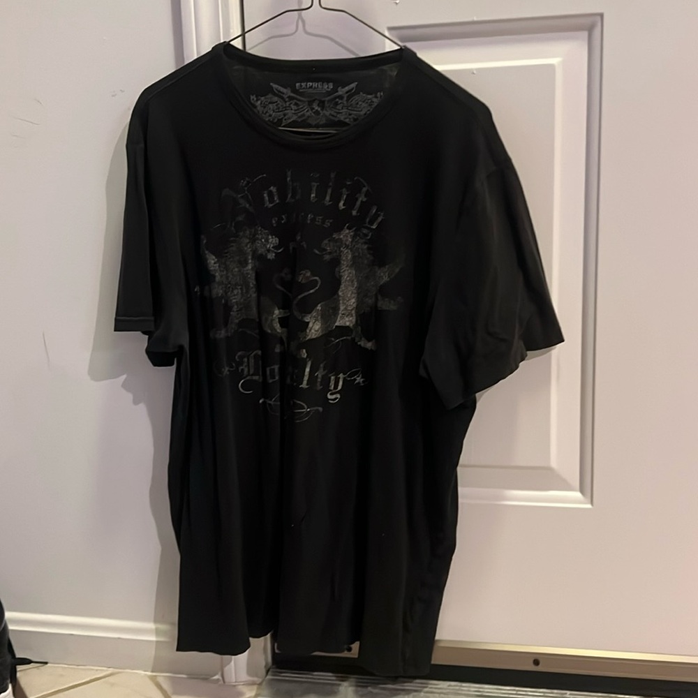 Black tee shirt express